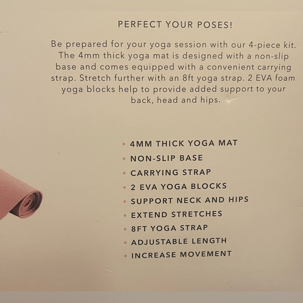 Jessica Simpson Blush Yoga Set - Picture 5 of 6